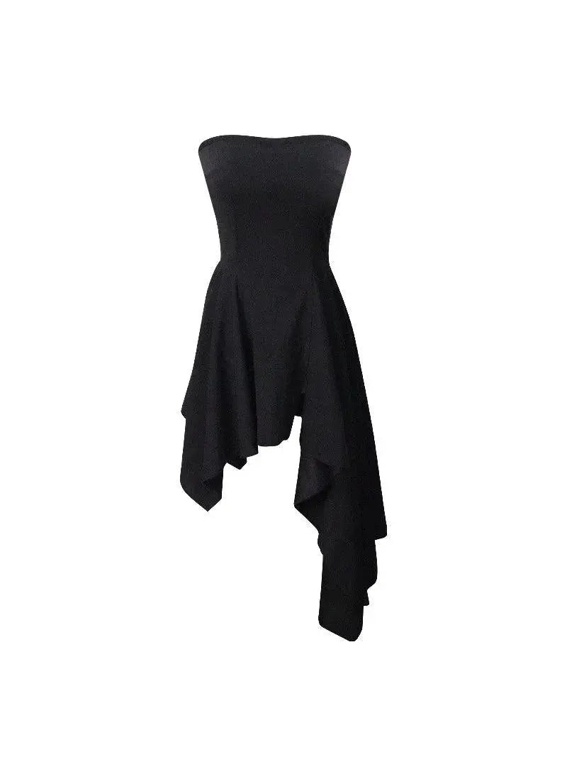 Alluring A Line Skirt And Tube Top Set Korean Chic Fashion