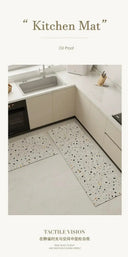 Oil-Proof Kitchen Mat for Clean Floors