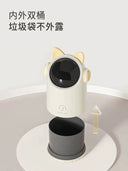 Touchless Desk Trash Bin for Office Use