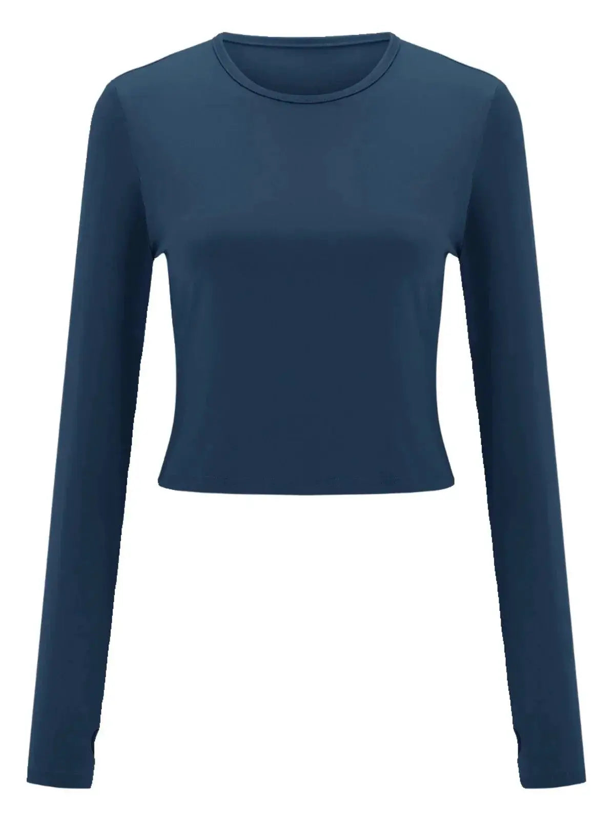Autumn Chic Slim Fit Long Sleeve Tee For Fall Style