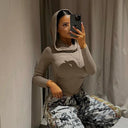 Slim-Fit Solid Color Top T-shirt: Modern Streetwear Must-Have