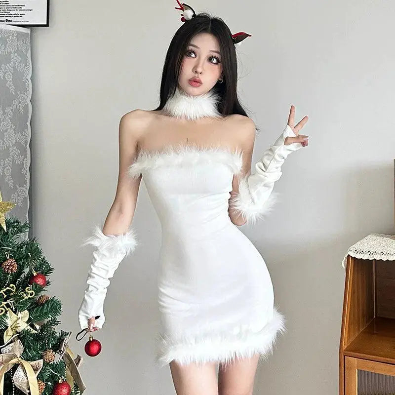 Sylcue Glamorous Elegant New Year Party Dress For Women