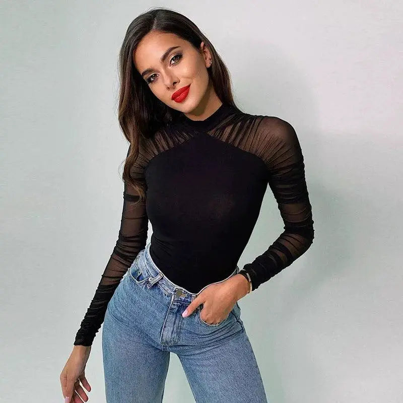 Kliou Retro Slim Fit Jumpsuit For Stylish Autumn Wardrobe