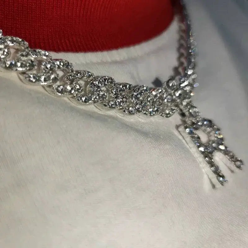 DIY Cross Border Summer Solid Color Chain Necklace