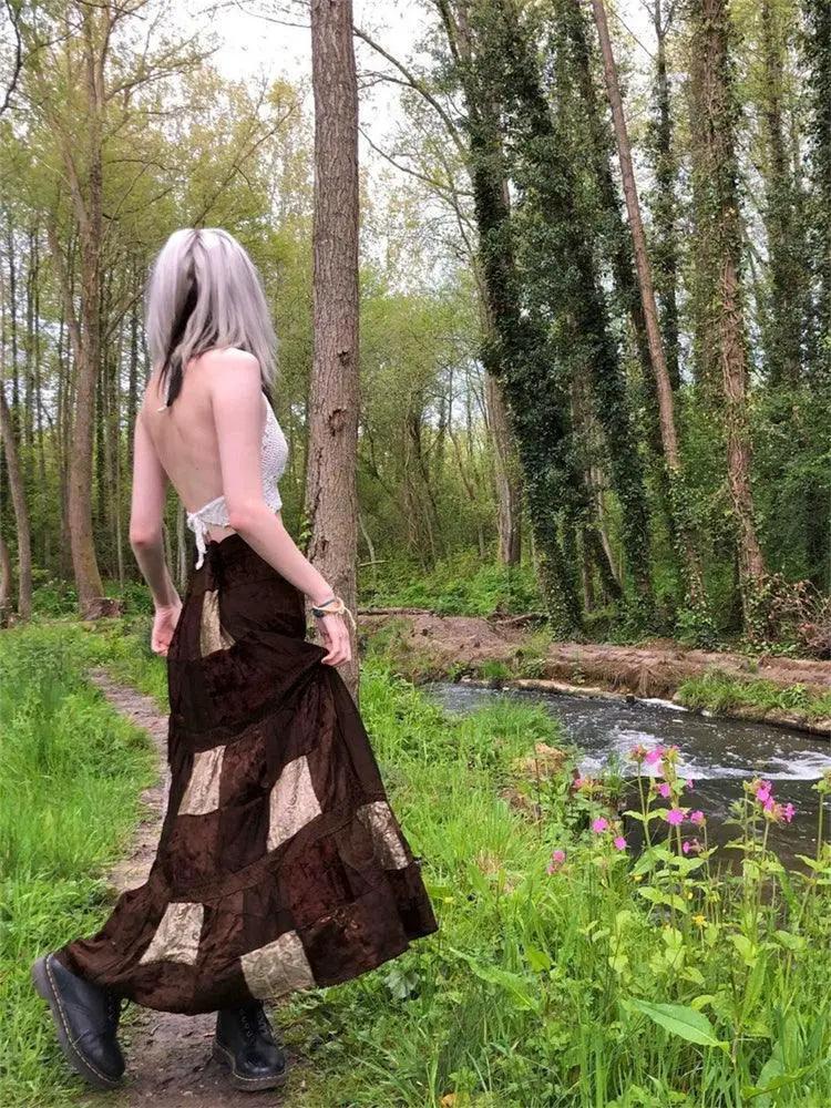 Y2K Boho Party Pleated Skirts For Stylish Spring Fashion