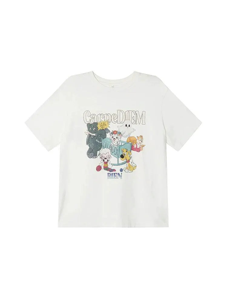 Hello Cannon Party Print Youth Tee Short Sleeve Shirt