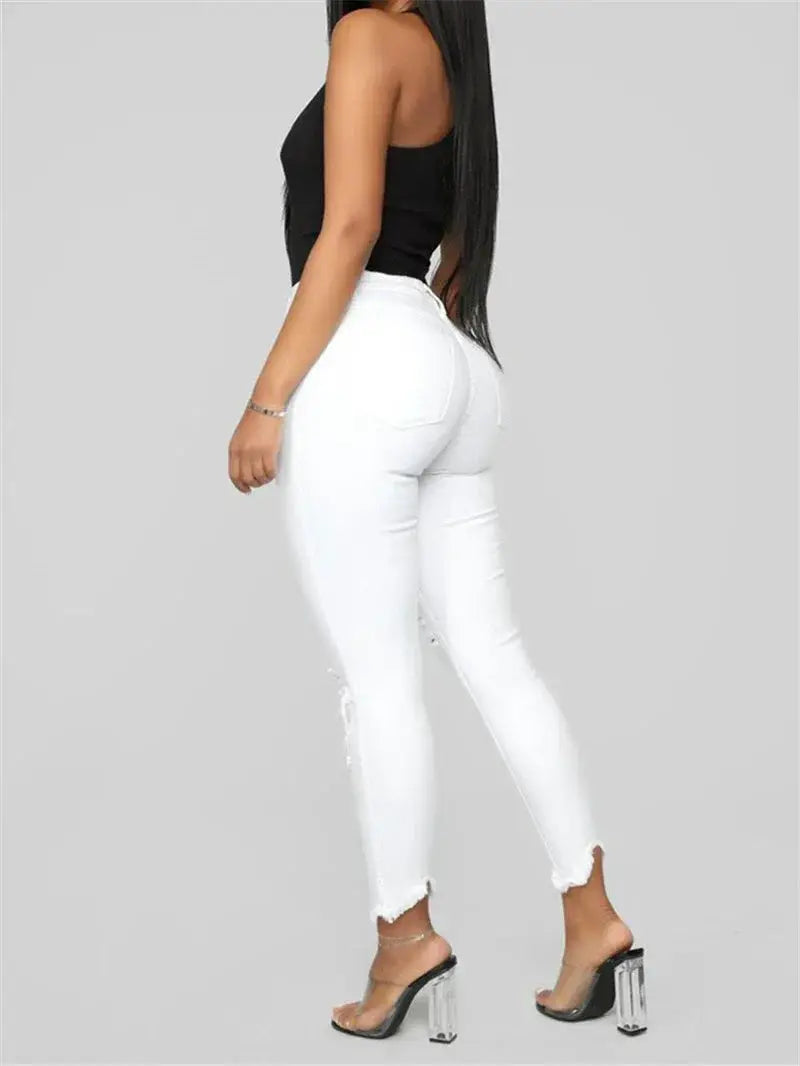 Comfortable Jeans for Women with Elastic — product view 11