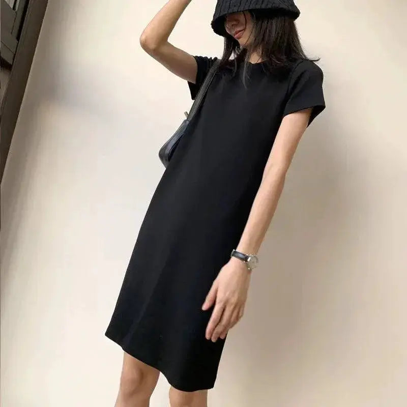 High Waist Korean Cotton Dress Fresh Style Casual Look
