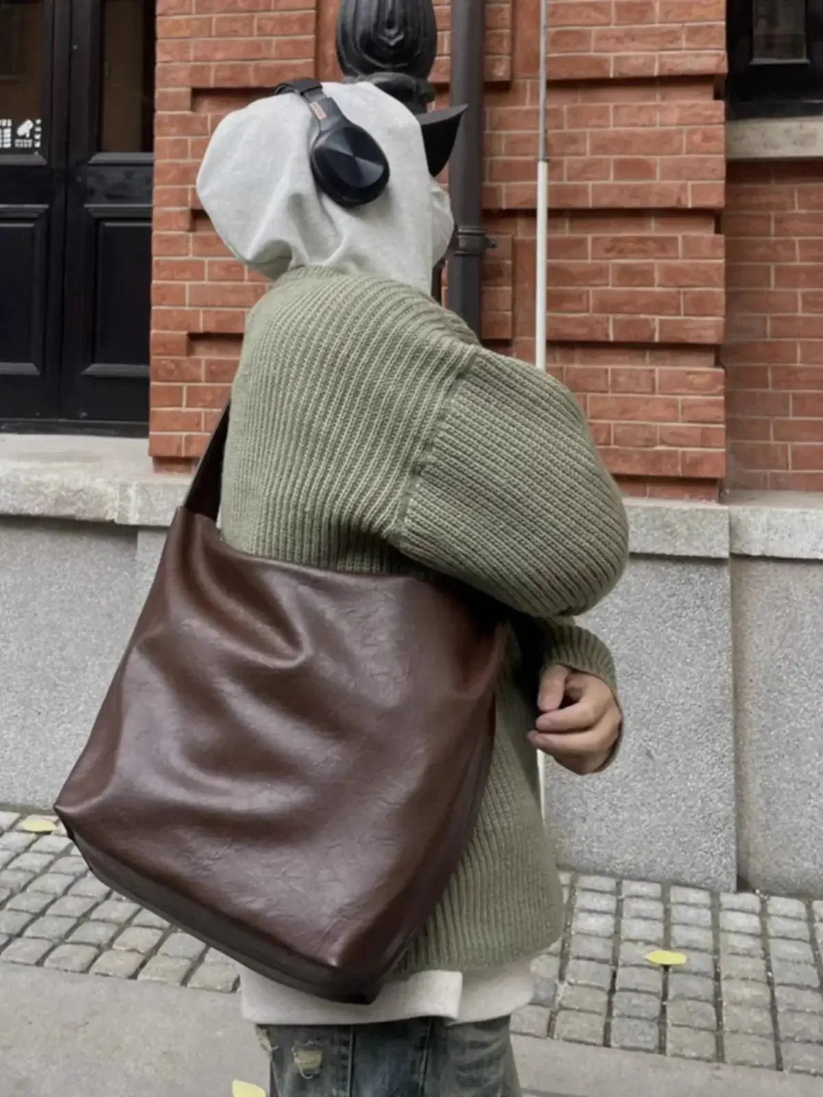 Retro Underarm Shoulder Tote Bag Youth Chic Fashion