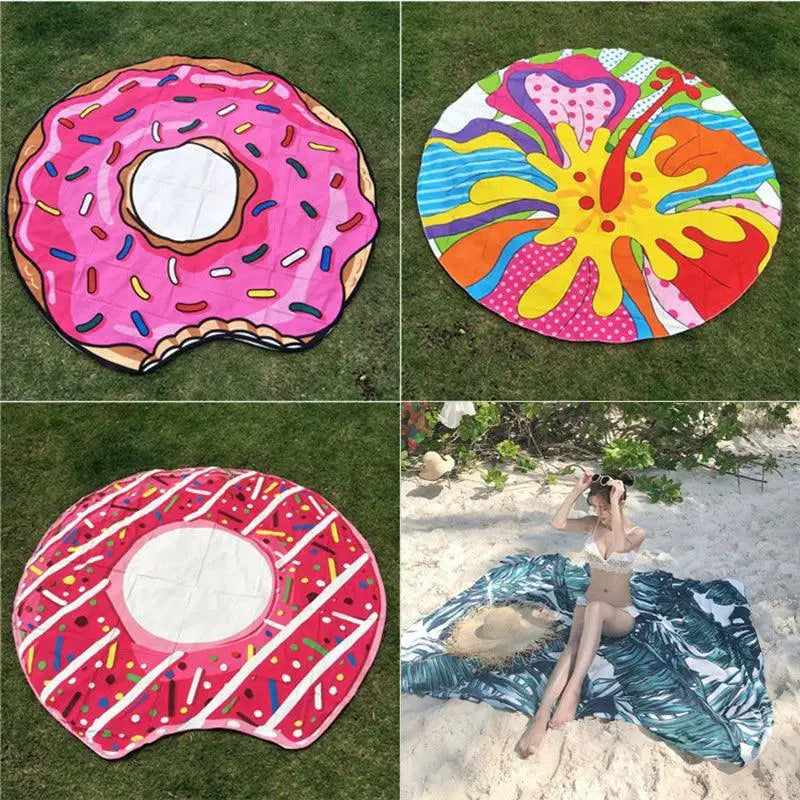 Ultra Light Polyester Beach Towel Mat Anchor Cloth