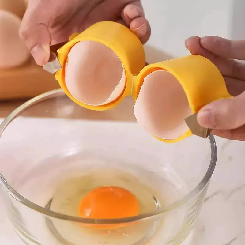 No Dandruff Handheld Egg Opener For Easy Egg Separation
