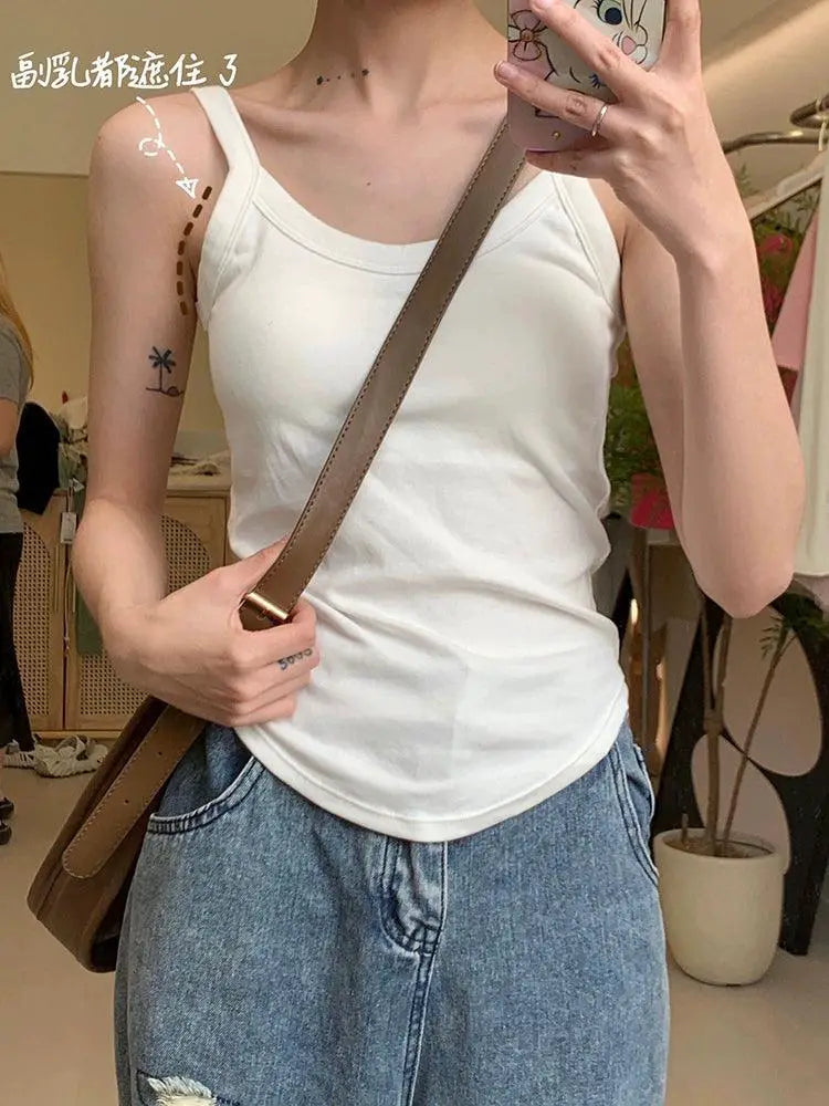 Back Shaping Padded Slim Sexy Vest For Women Outerwear