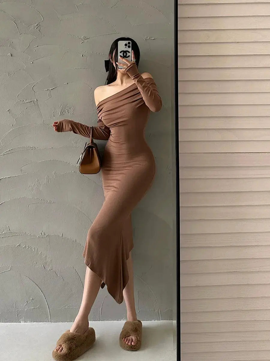 Pure Desire Mermaid Dress Elegant Off The Shoulder Gown