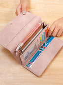 Embroidered Wallet: Stylish Multi-Card Holder and Organizer
