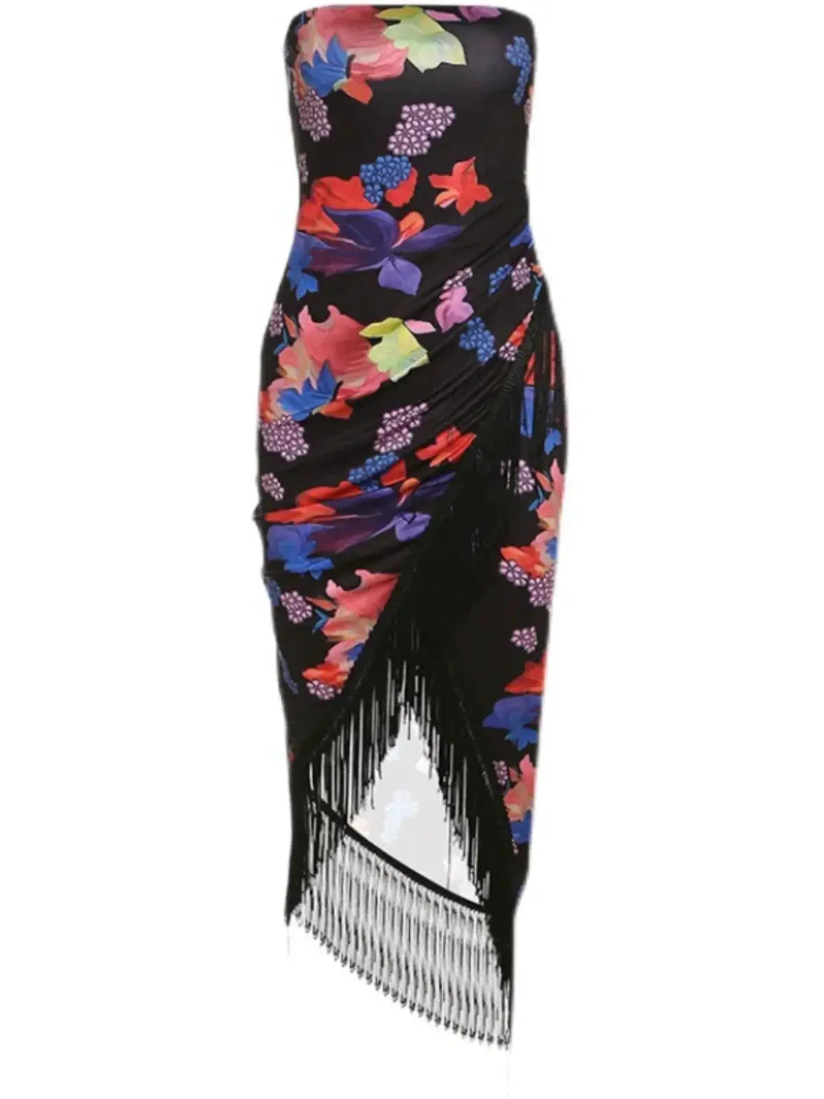 Confident Fashionistas Tassel Chest Wrap For Bold Style