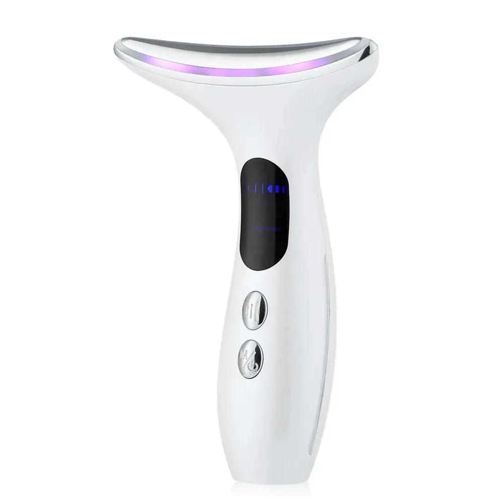 110V EMS Micro Current Neck Massager for Skin Rejuvenation - OurLum.com