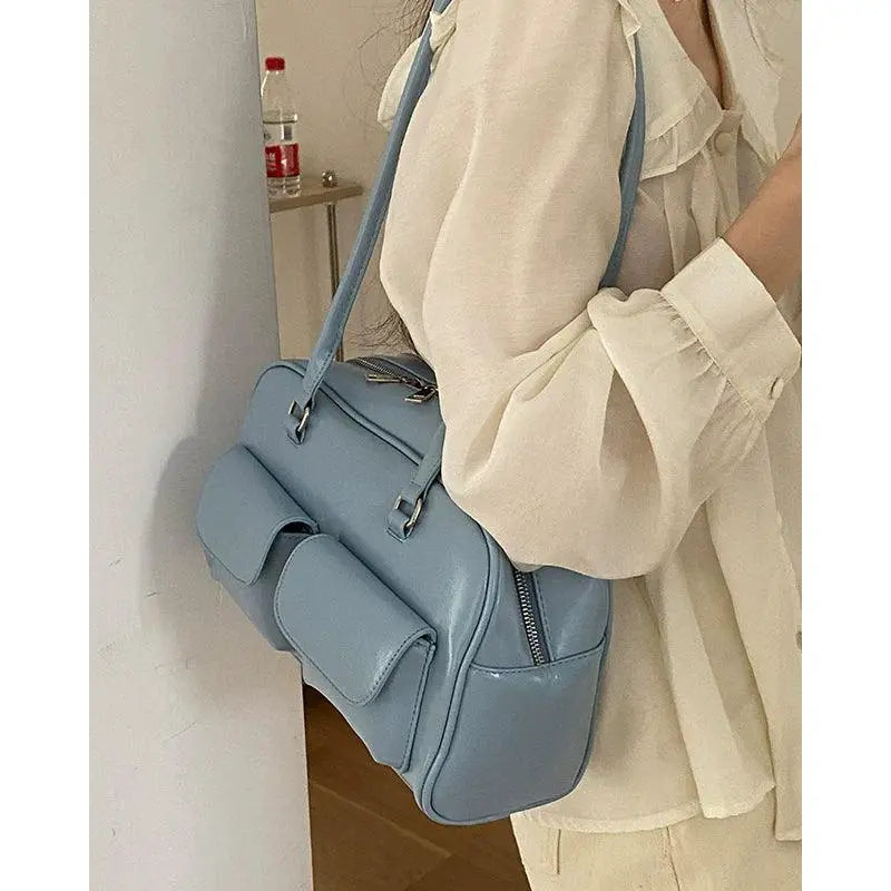Retro Korean Shoulder Bag Modern Nostalgic Fashionista