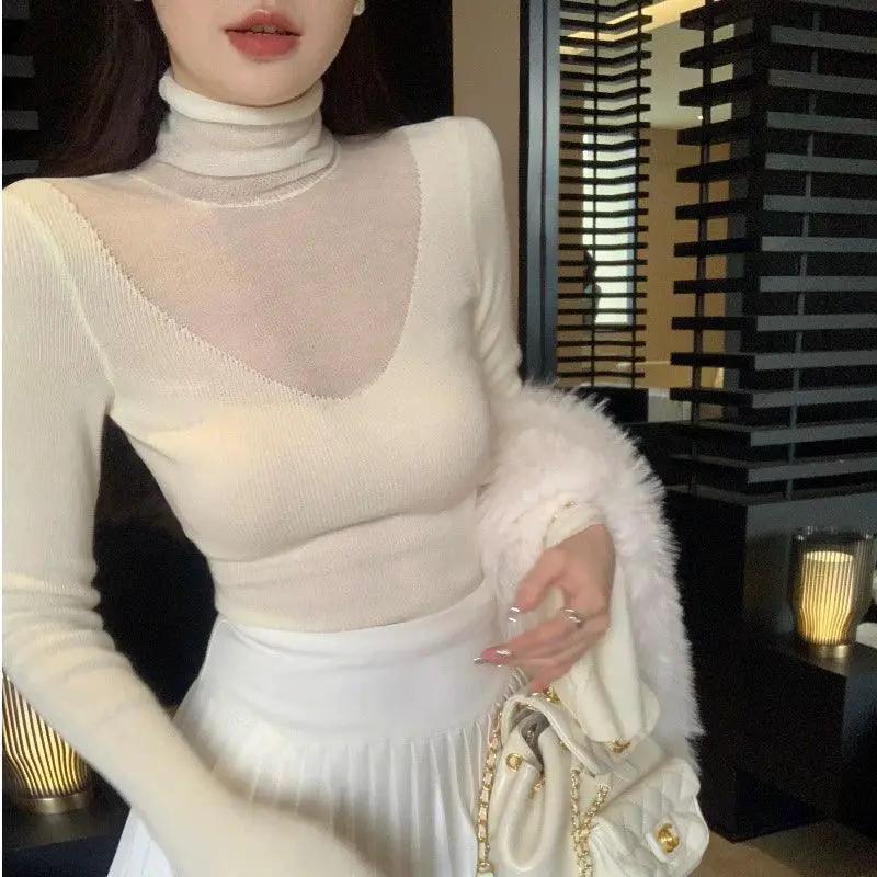 Autumn Turtleneck Sweater Cozy Elegance Chic For Women