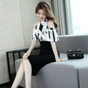 Floral Off The Shoulder Sheath Dress For Modern Goddess Chic