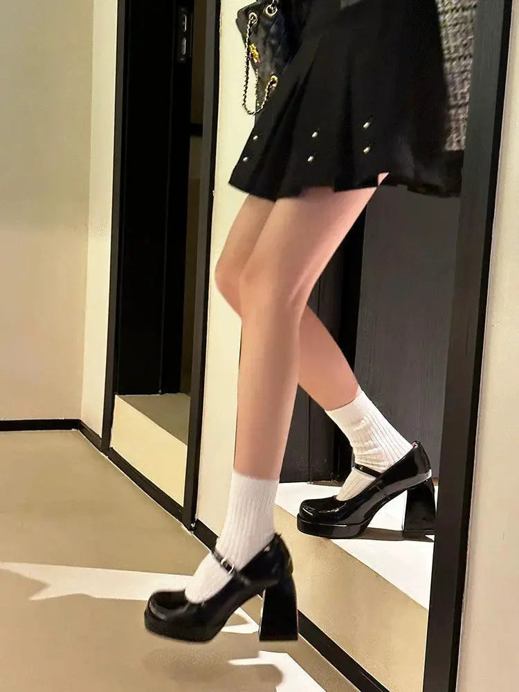 Mary Jane High Heels Trendy Elegance And Comfort Shoes