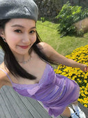 Pleated Lace Suspender Vest Stylish Party Wear for Young Adults