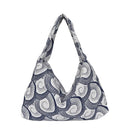 Retro Cotton Lunch Bag Stylish Canvas Tote for Foodies