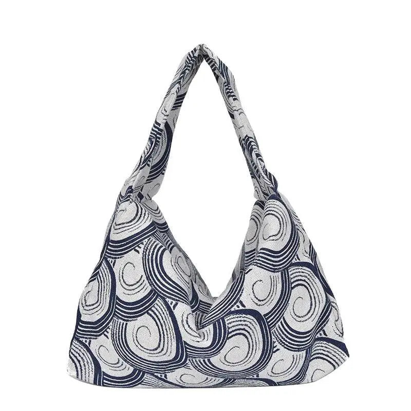 Retro Cotton Lunch Bag Canvas Tote For Foodies And Fans