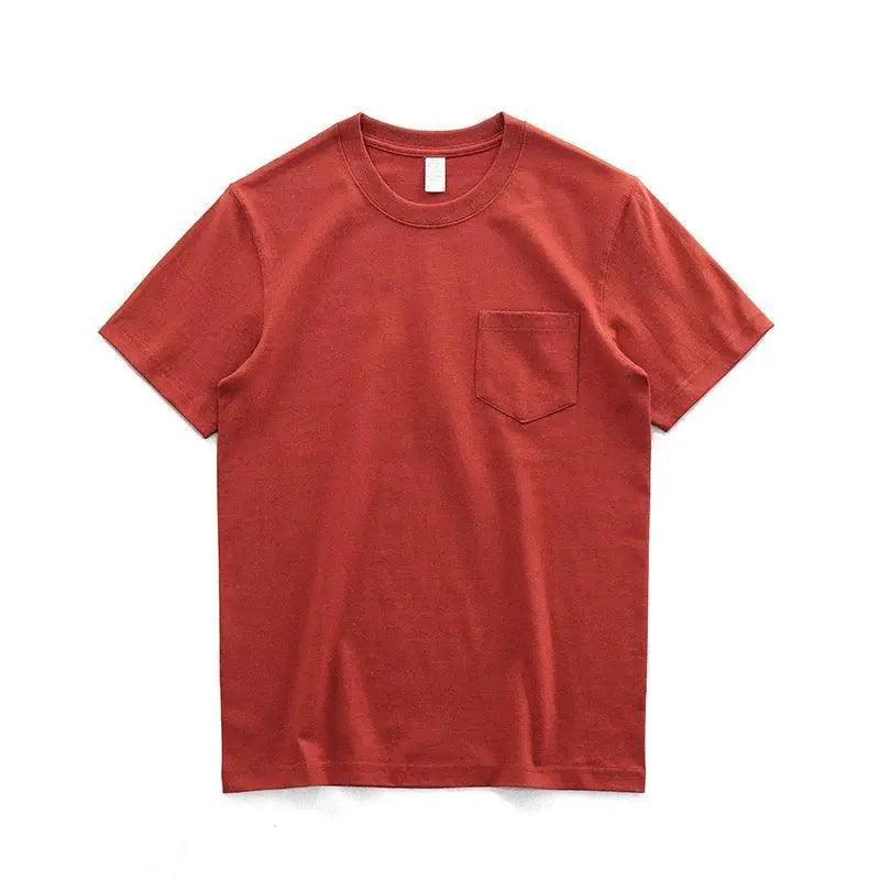 Workwear White Pocket Tee Durable Cotton — product view 16