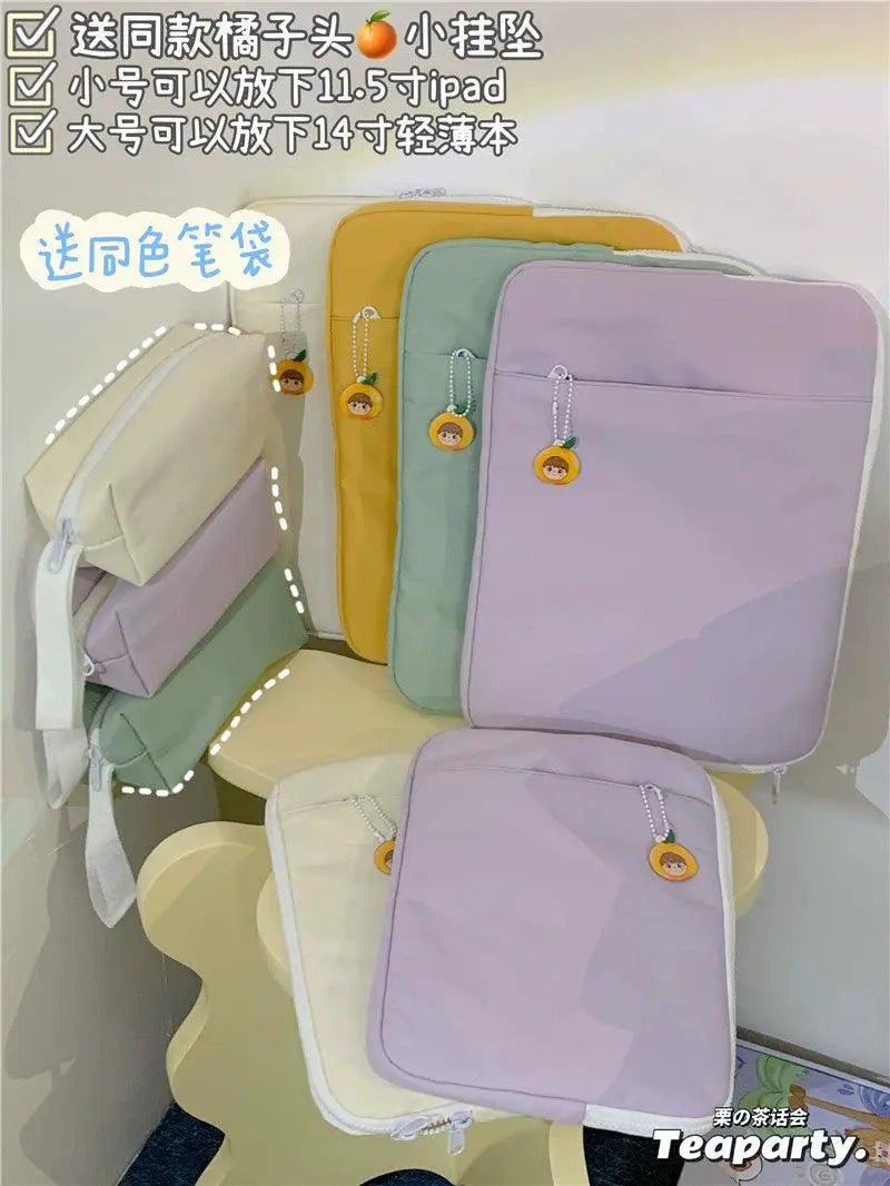 INS Style Artsy Simple And Fresh iPad And Laptop Slim Bag
