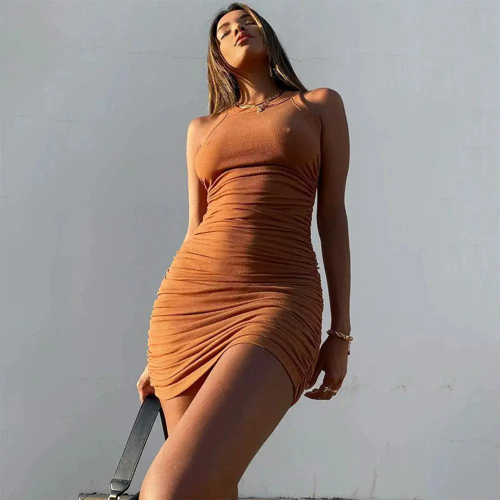 Elegant Mini Dress For Women Chic Club Attire Spring Fashion