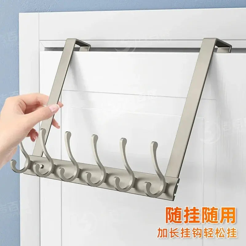 Jibaiju Entrance Door Rear Hook Rack Wall Mounted Storage