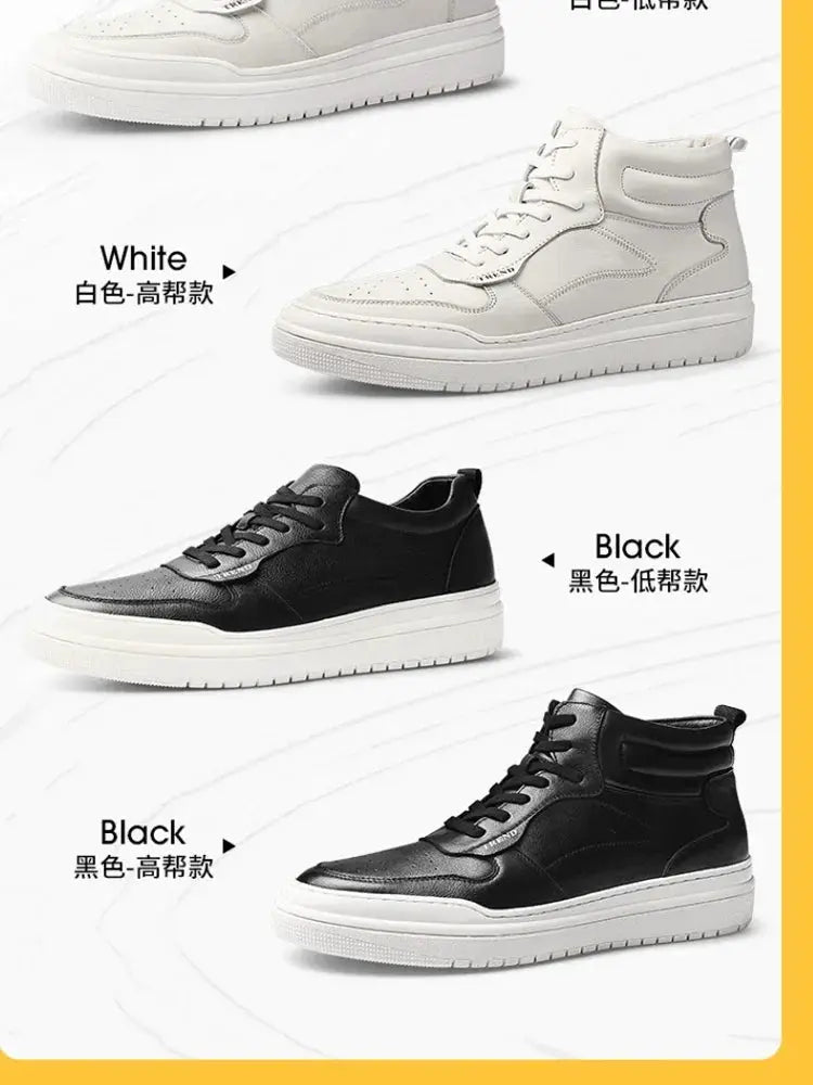 Gog Fall Winter Men Elevator Shoes For Casual Style