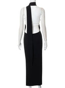 Ahagaga One-Shoulder Halter Dress Versatile Elegance Style