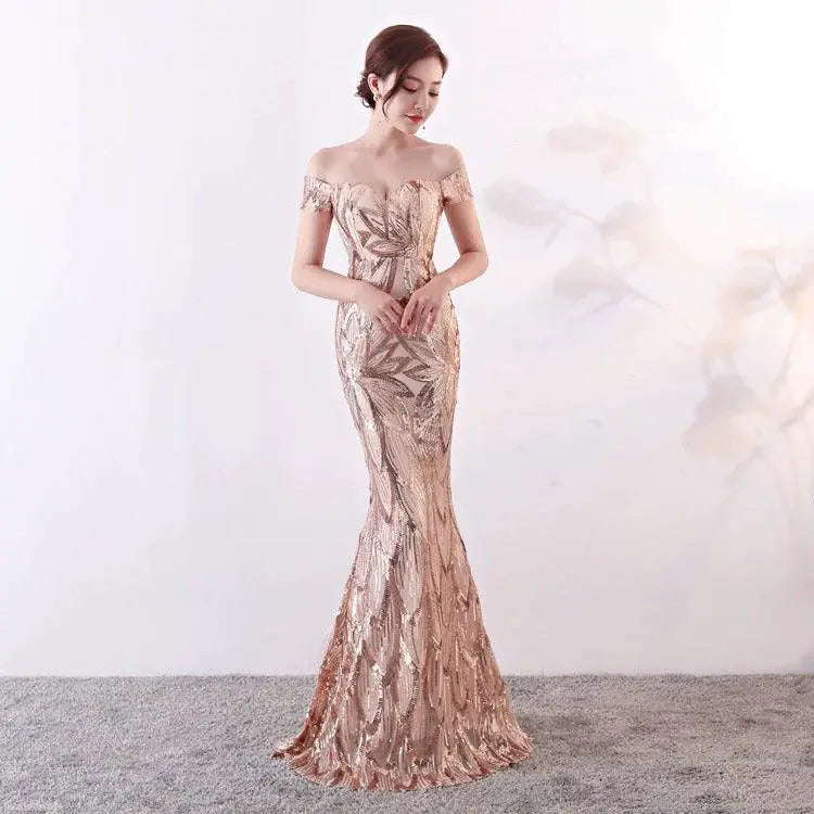 Flattering Evening Dress for Banquets — product view 9