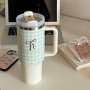 304 Stainless Steel Insulated Ice Cup With Straw Handle