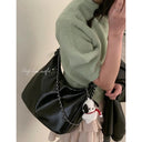 Fashionable PU Shoulder Tote Trendy Women's Carryall Bag