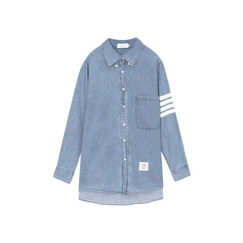 Denim Classy Shirt Stylish And Comfortable Fashion Essential