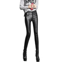 Warm Velvet Leather Pants for Women