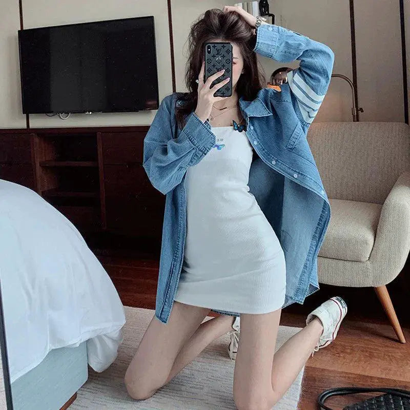 Denim Classy Shirt Stylish And Comfortable Fashion Essential