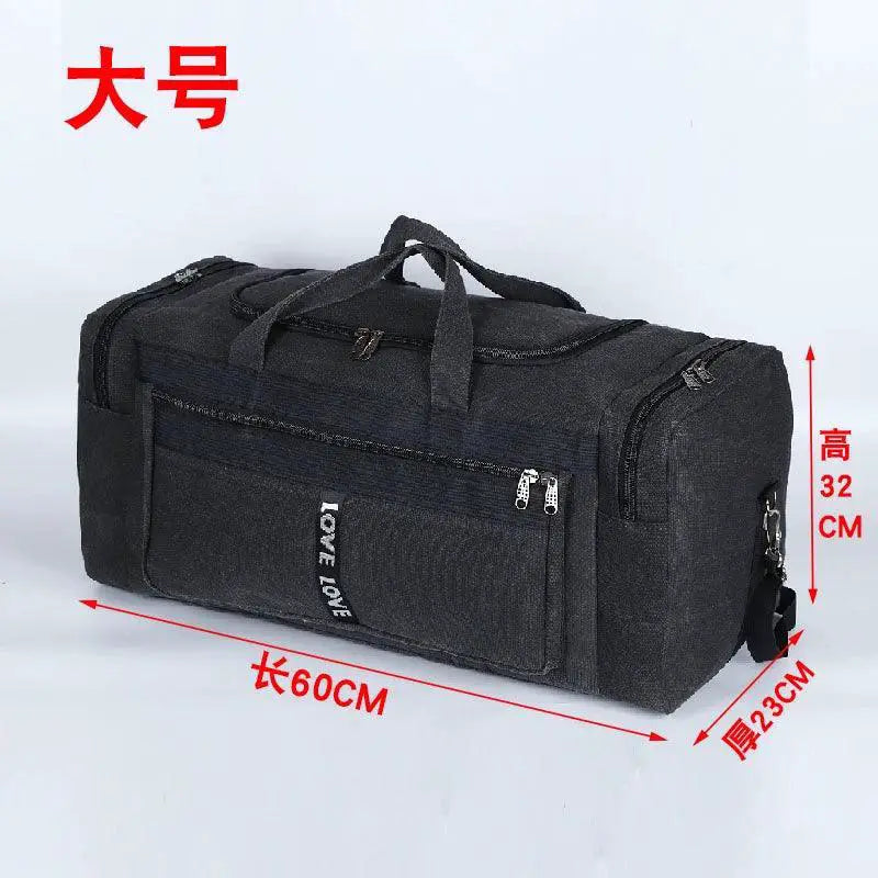 Retro Satchel Canvas Shoulder Bag for Outdoor Workers