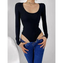 All-Day Comfort U-Neck Top for Office
