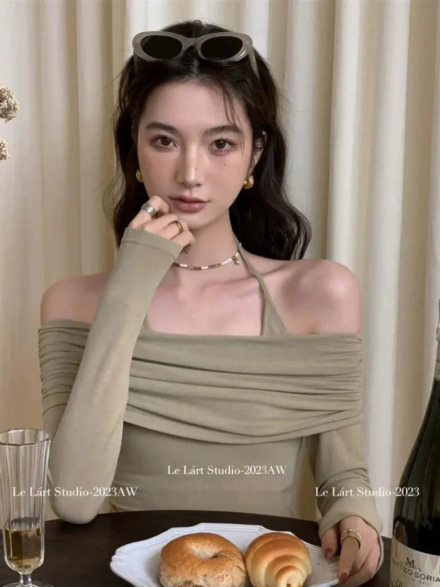 Elegant Off The Shoulder Top Autumn Fashion Essential
