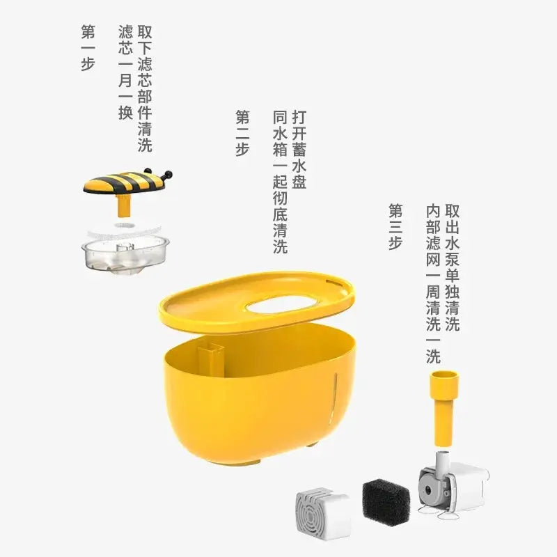 Cat Water Fountain Automatic Circulation Dog Water Feeder