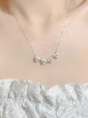 Clover 999 Sterling Silver Necklace for Women Best Selling Gift