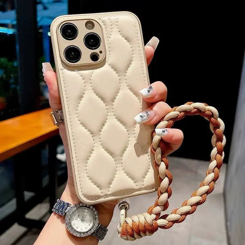 Premium Leather Case For iPhone 13 14 15 16 Pro Max
