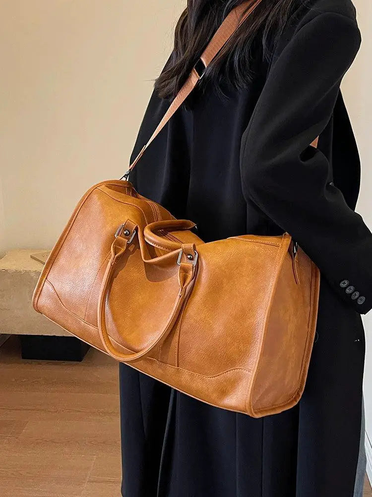 Retro Crossbody Bag for Travel and Business Women Texture