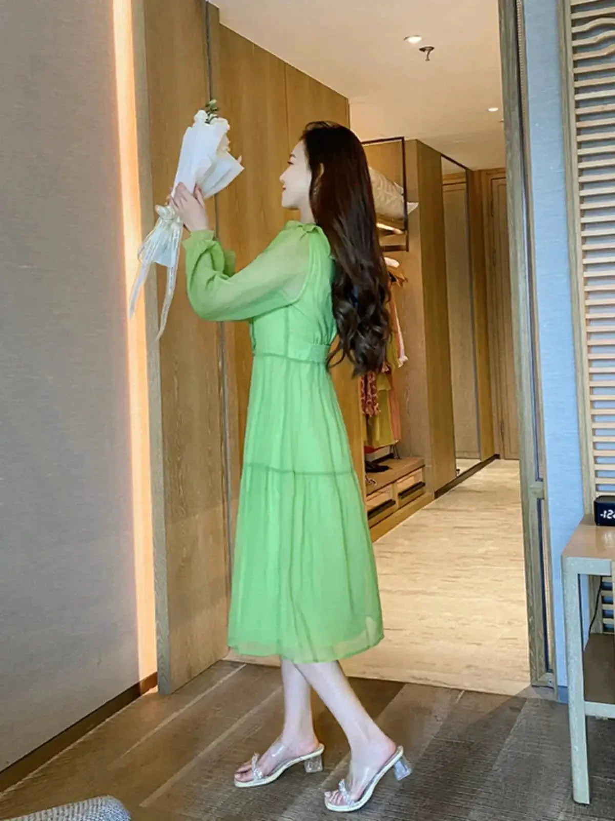 Fairy Tea Dress French Elegance for Spring Fashion Joy