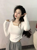 Internet Celebrity Slim-Fit Tops for Stylish Outfits