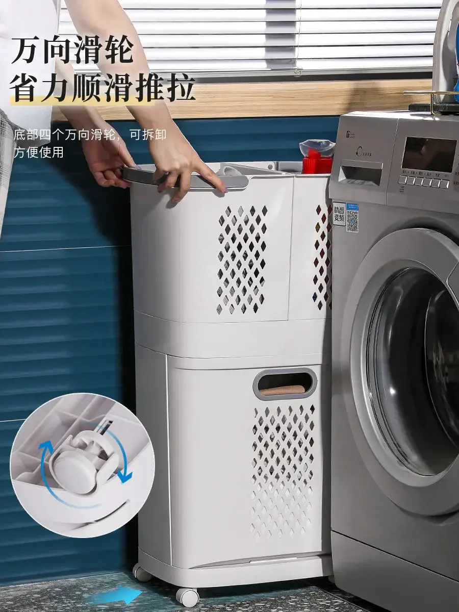 Xingyou Large Size Laundry Basket for Home Bathroom Storage