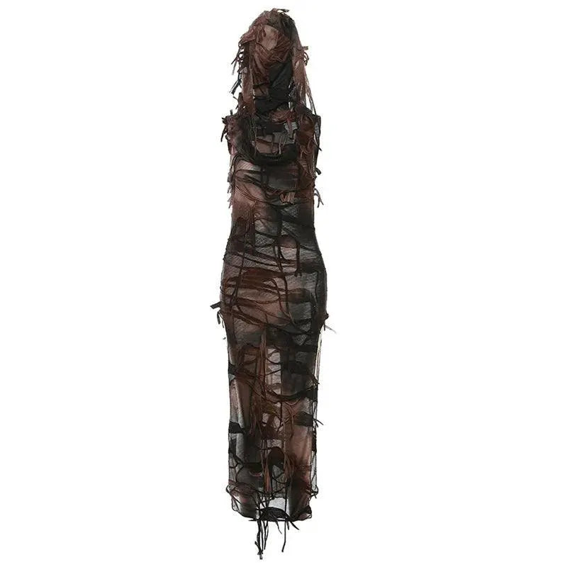 Sylcue Dune Sleeveless Slit Dress Fashion Forward Summer